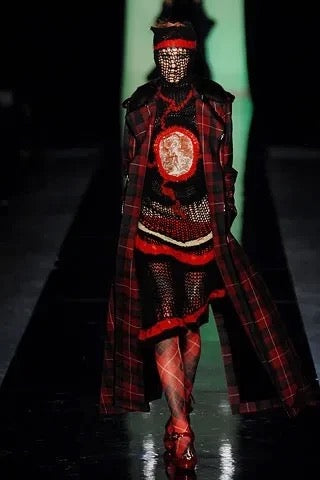 Jean Paul Gaultier fall 2007 mohair spiderweb knit dress