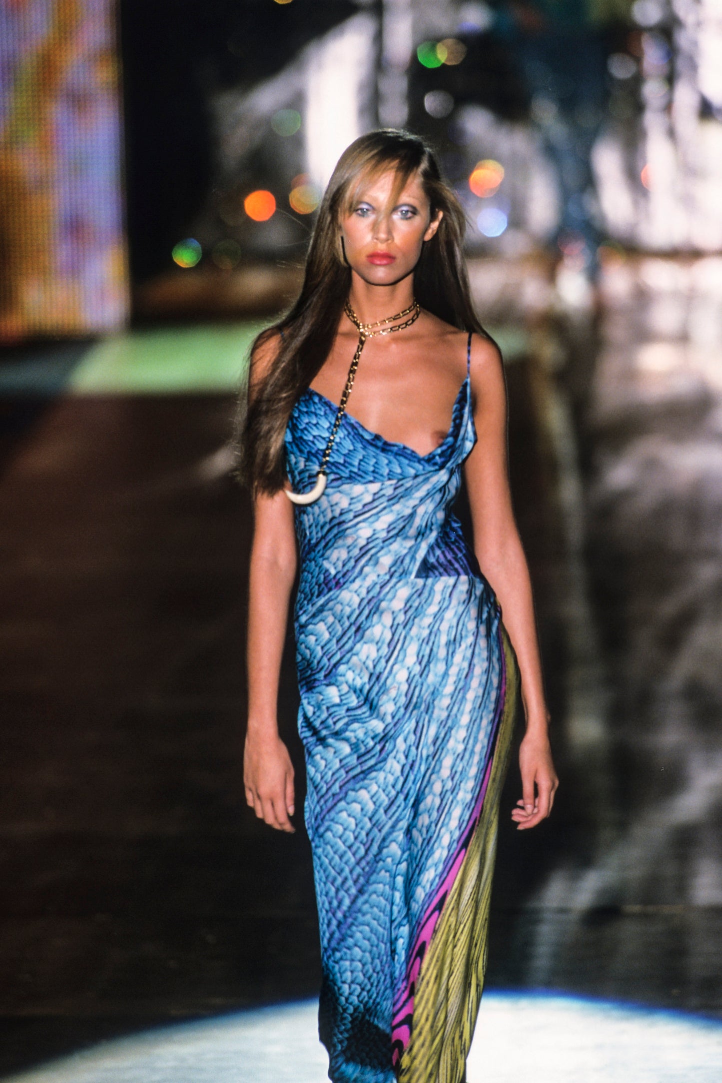 Roberto Cavalli spring 2001 runway dress