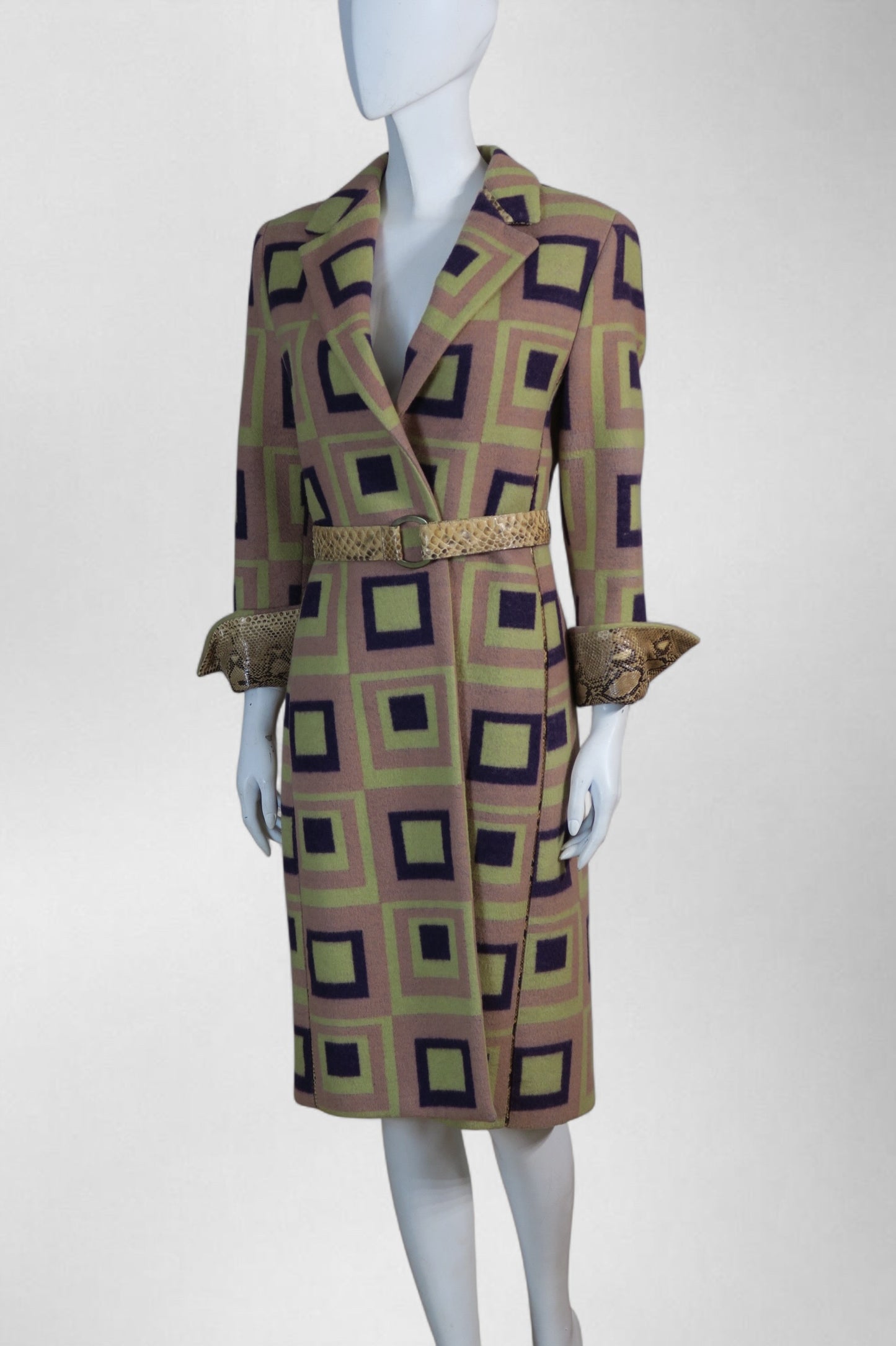 Versace runway python jacket