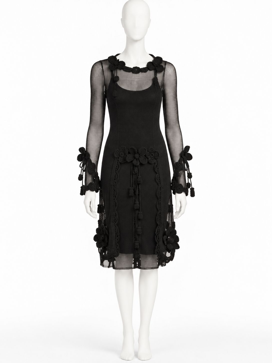 Chanel spring 2007 runway double crochet dress