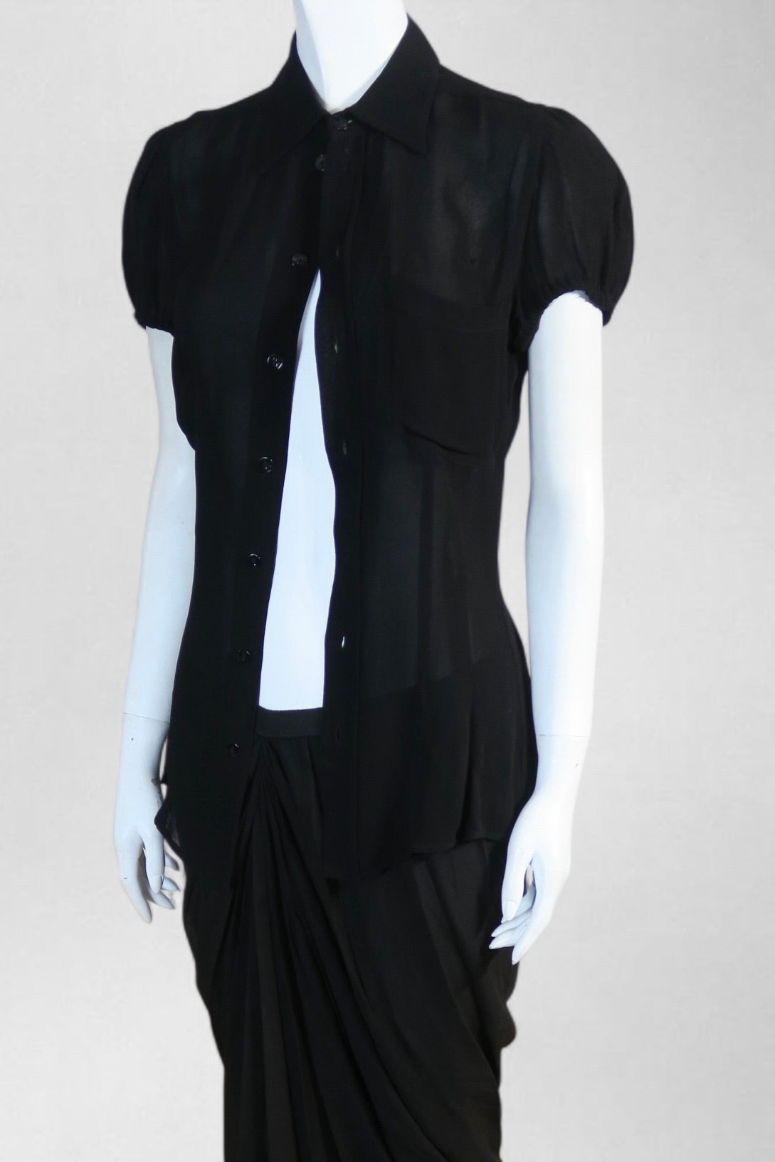 Jean Paul Gaultier silk top