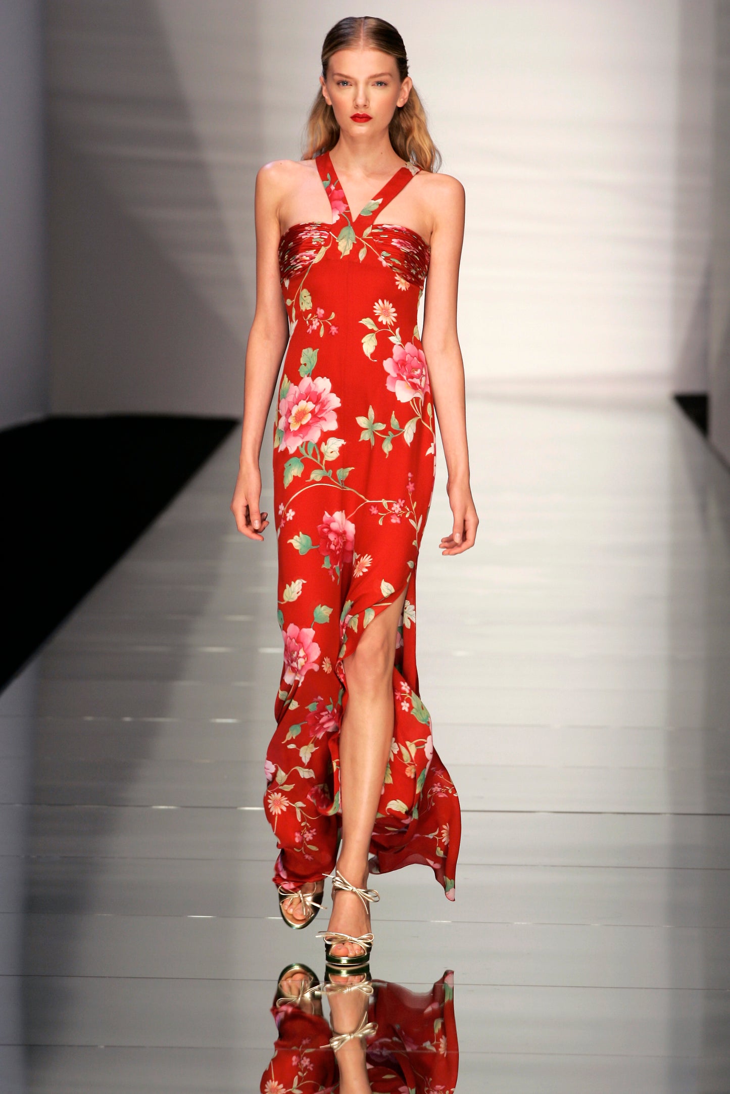 Valentino spring 2006 maxi silk dress