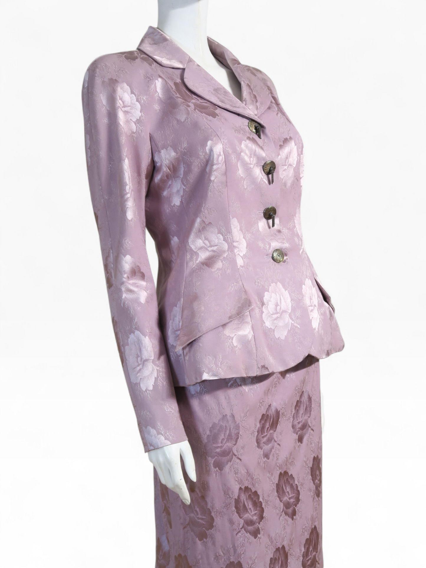 Dior fall 1997 jacquard silk set