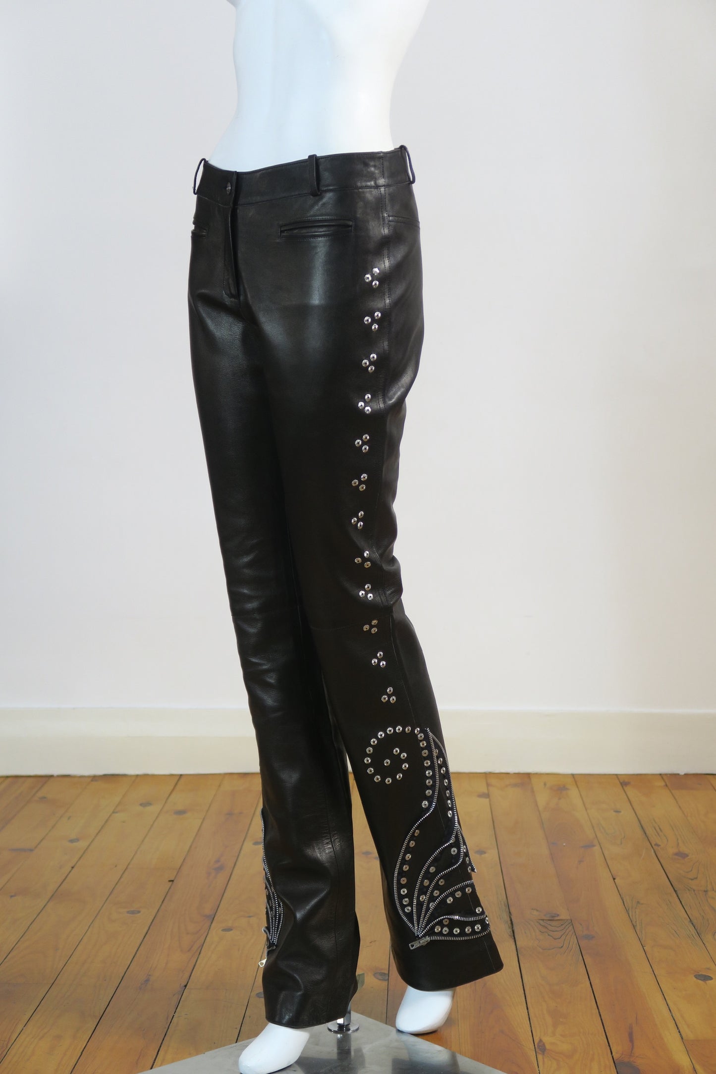 Dior fall 2003 leather pants
