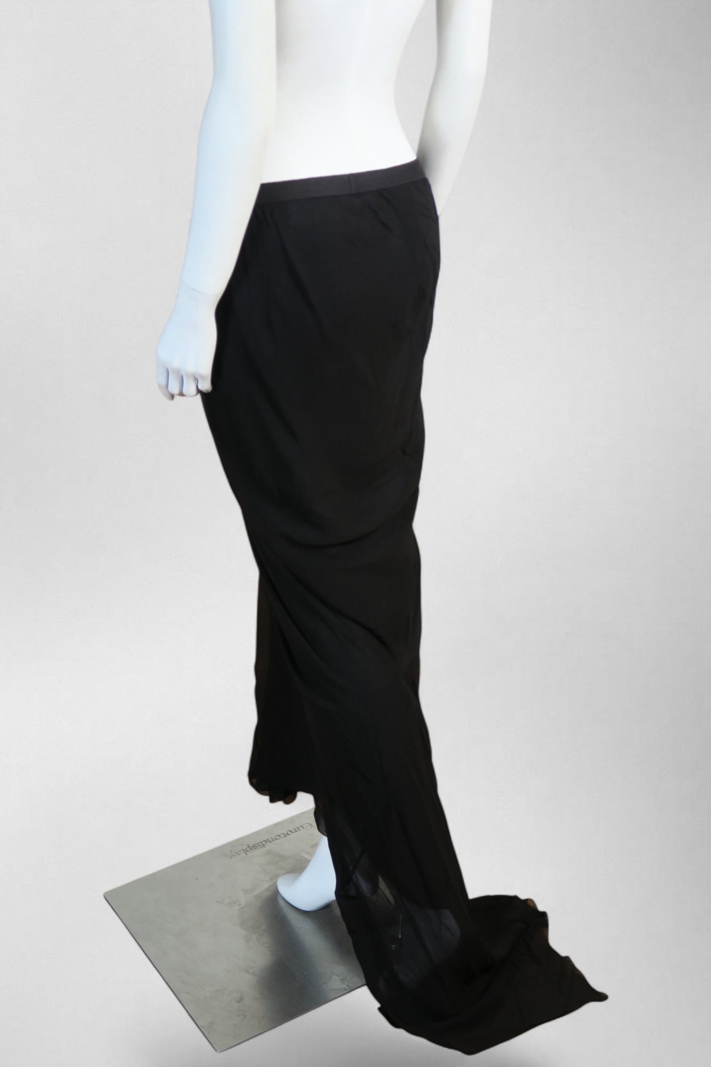 Rick Owens maxi silk skirt