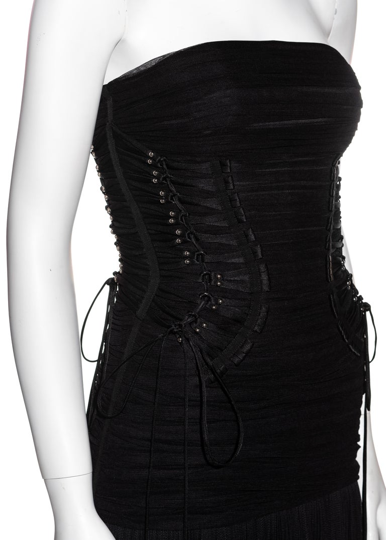 Dolce & Gabbana bondage lace up dress