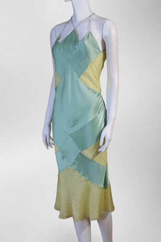 John Galliano silk dress