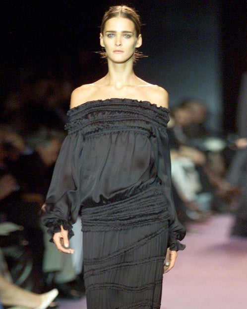 YSL Tom Ford fall 2001 off-shoulder top