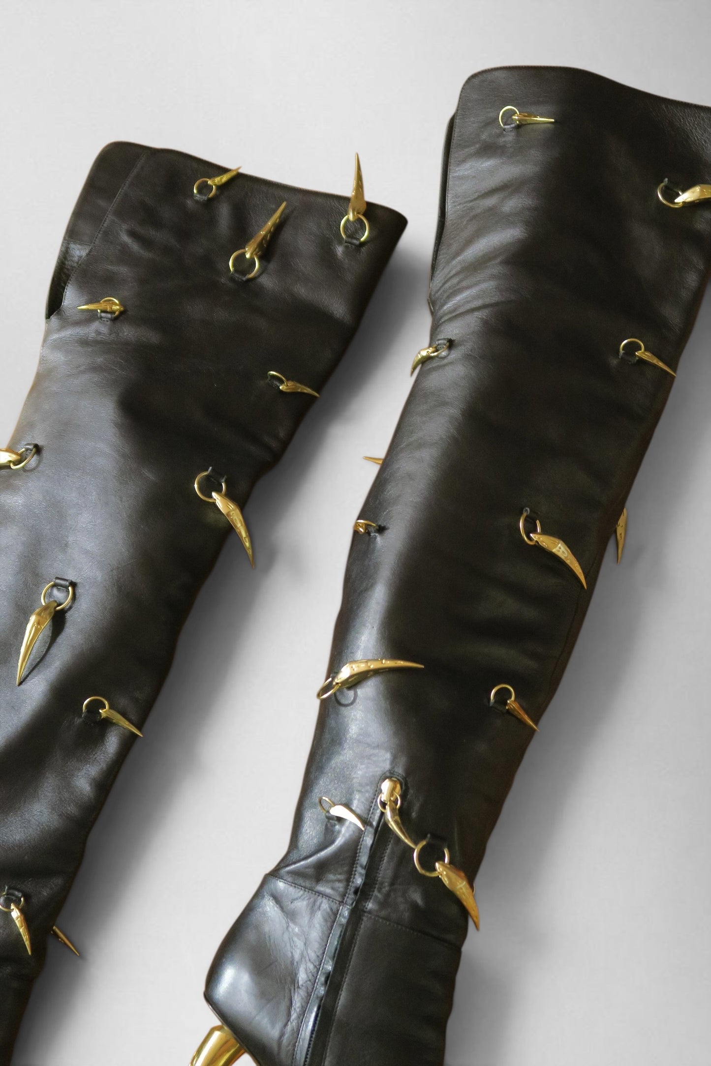 Roberto Cavalli runway boots