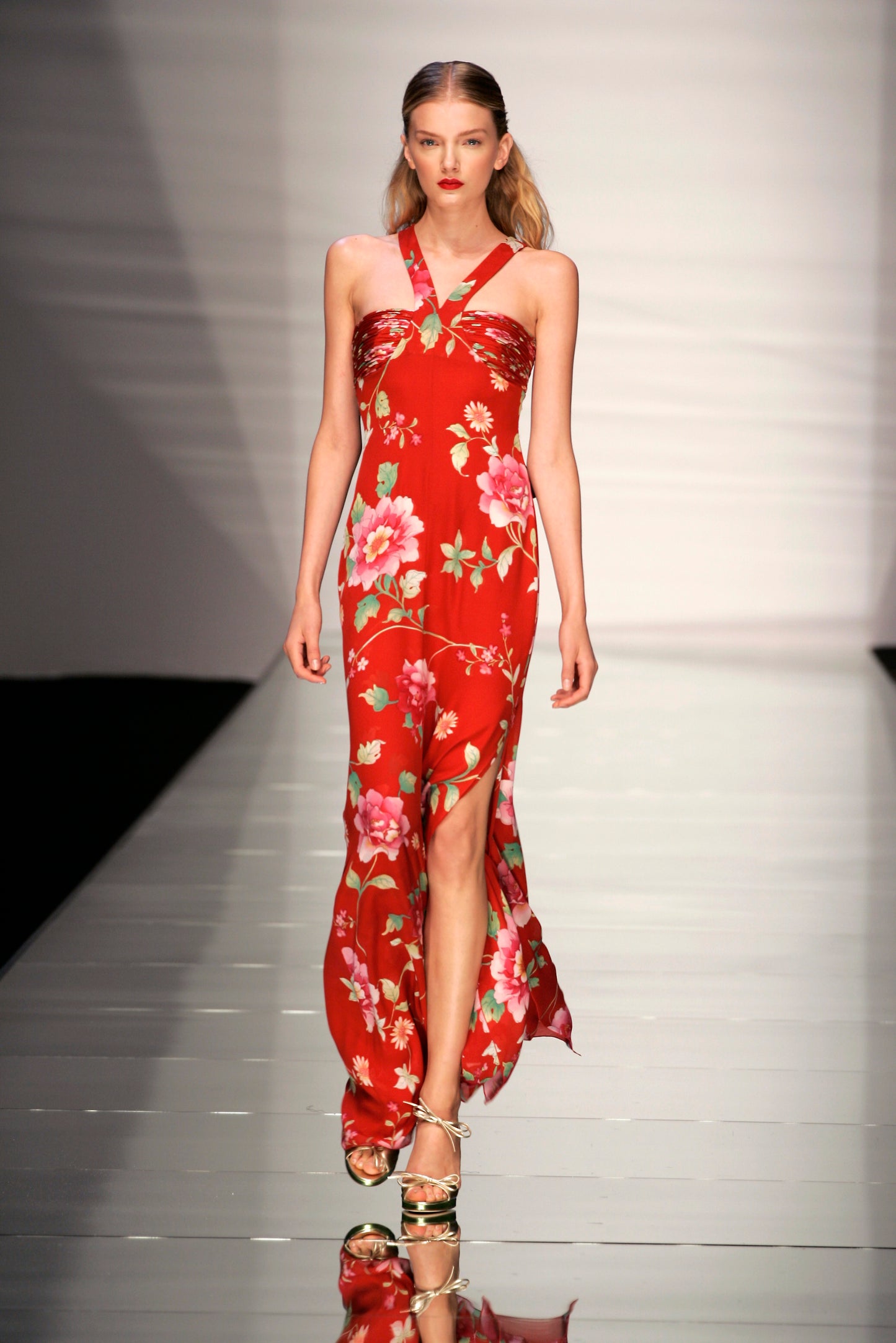 Valentino spring 2006 maxi silk dress