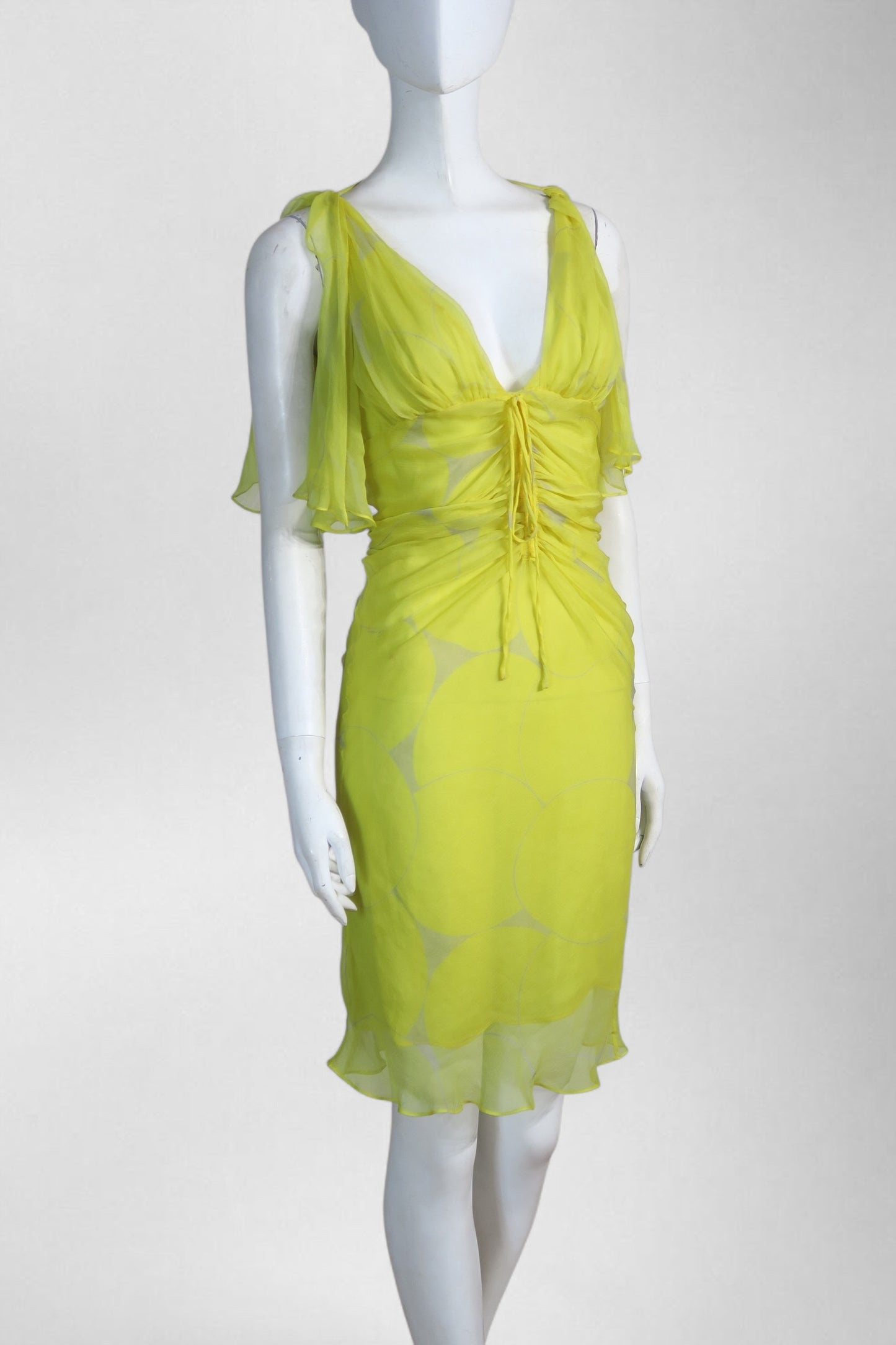 Gucci Tom Ford Spring 2002 silk dress