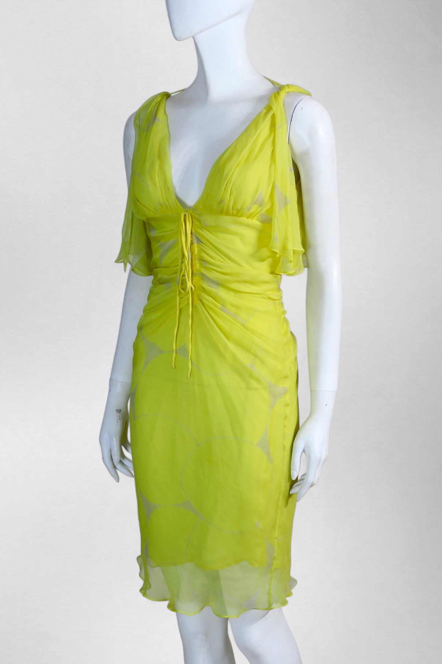 Gucci Tom Ford Spring 2002 silk dress