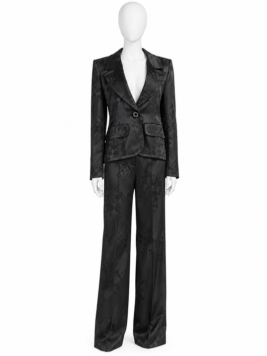 Yves Saint Laurent spring 97 jacquard set