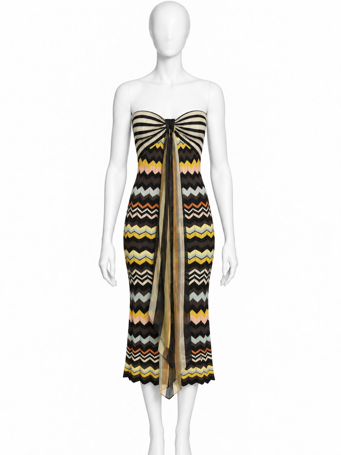 Missoni knit convertible tube dress