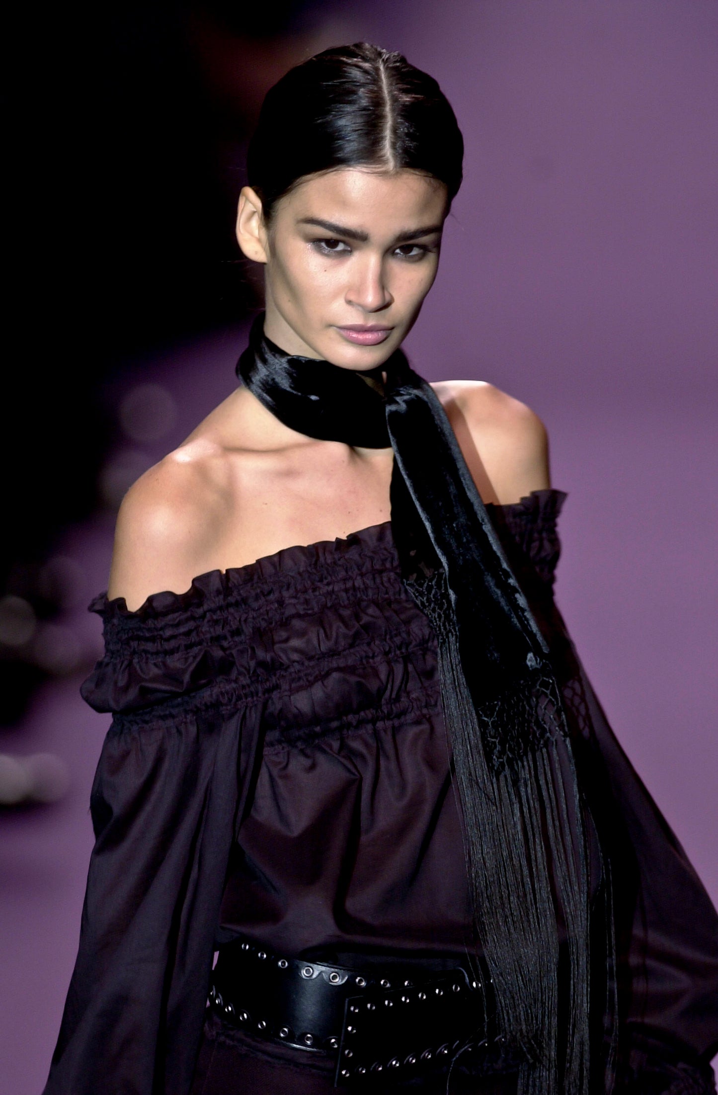 YSL Tom Ford fall 2001 off-shoulder top