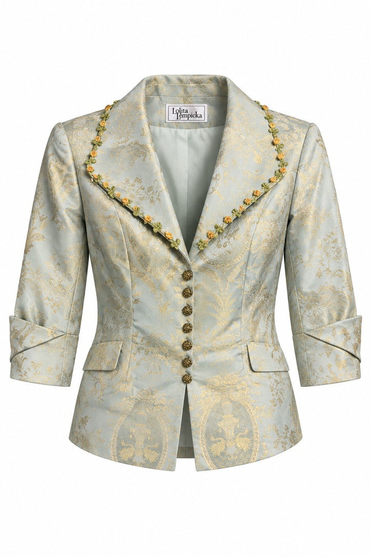 Lolita Lempicka floral jacquard embroidered jacket
