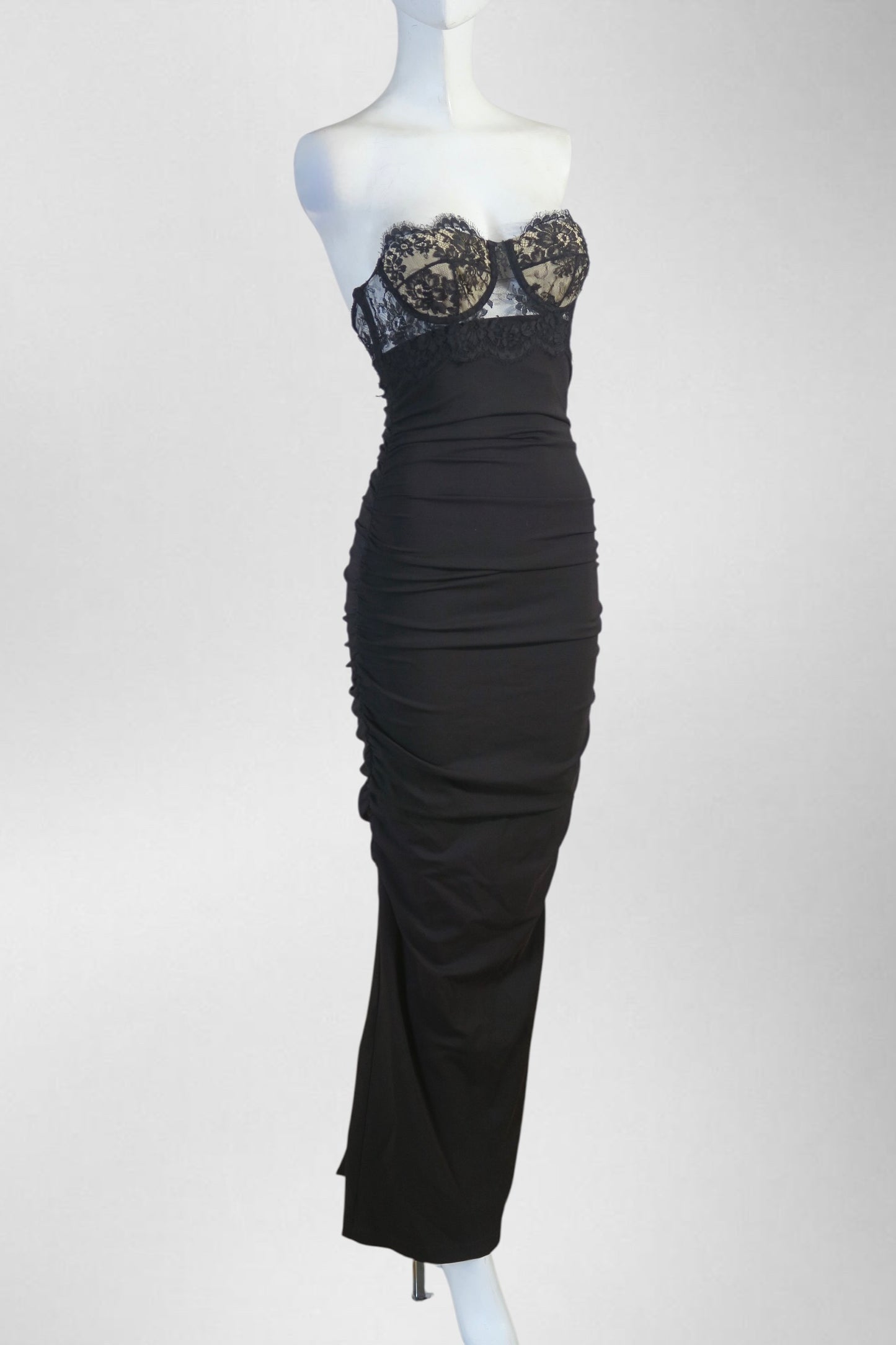 Dolce & Gabbana Lace Corset Maxi Dress