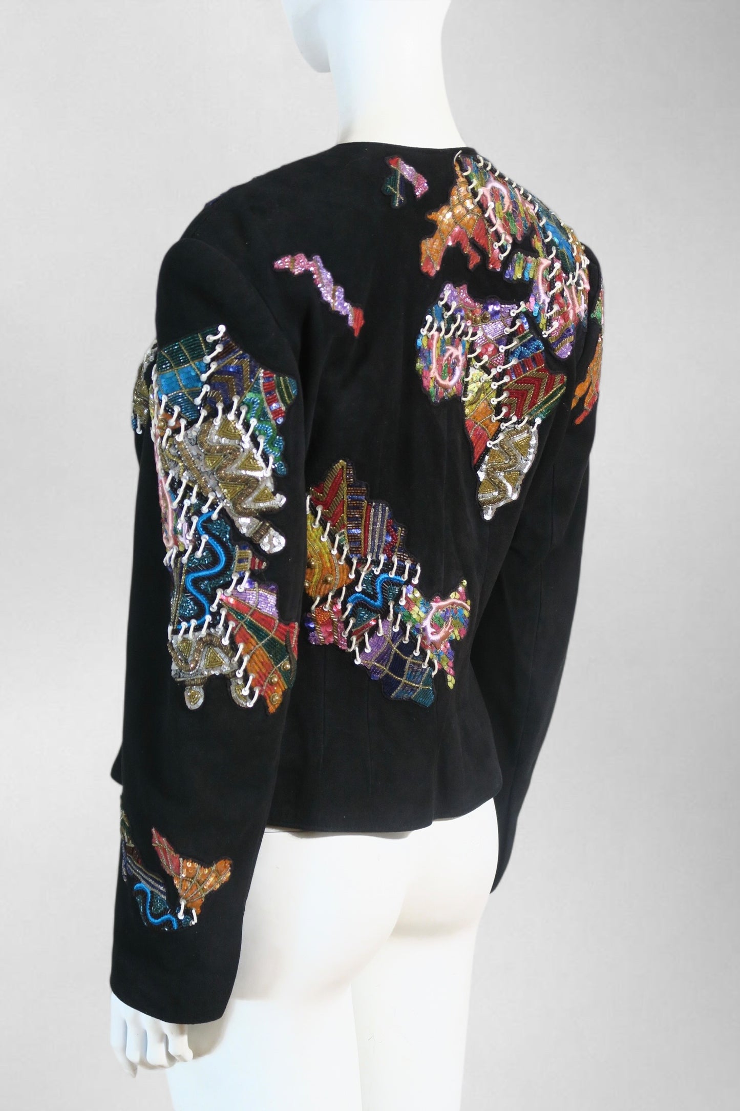 Jitrois 90's suede sequins jacket