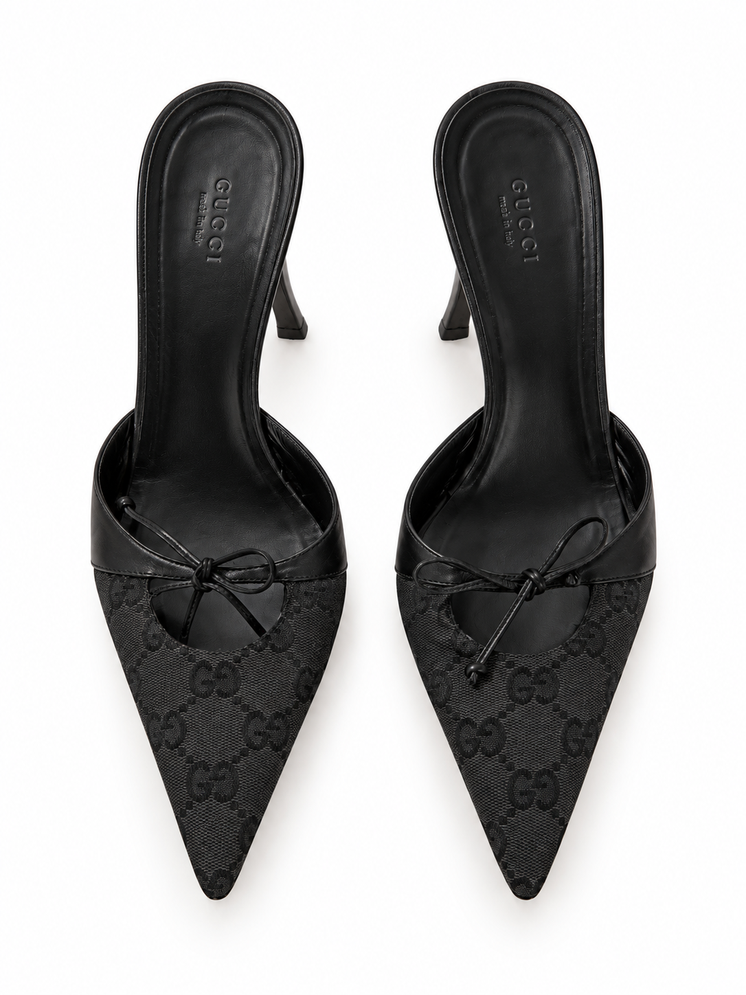 Gucci Tom Ford monogram kitten heels size 38.5