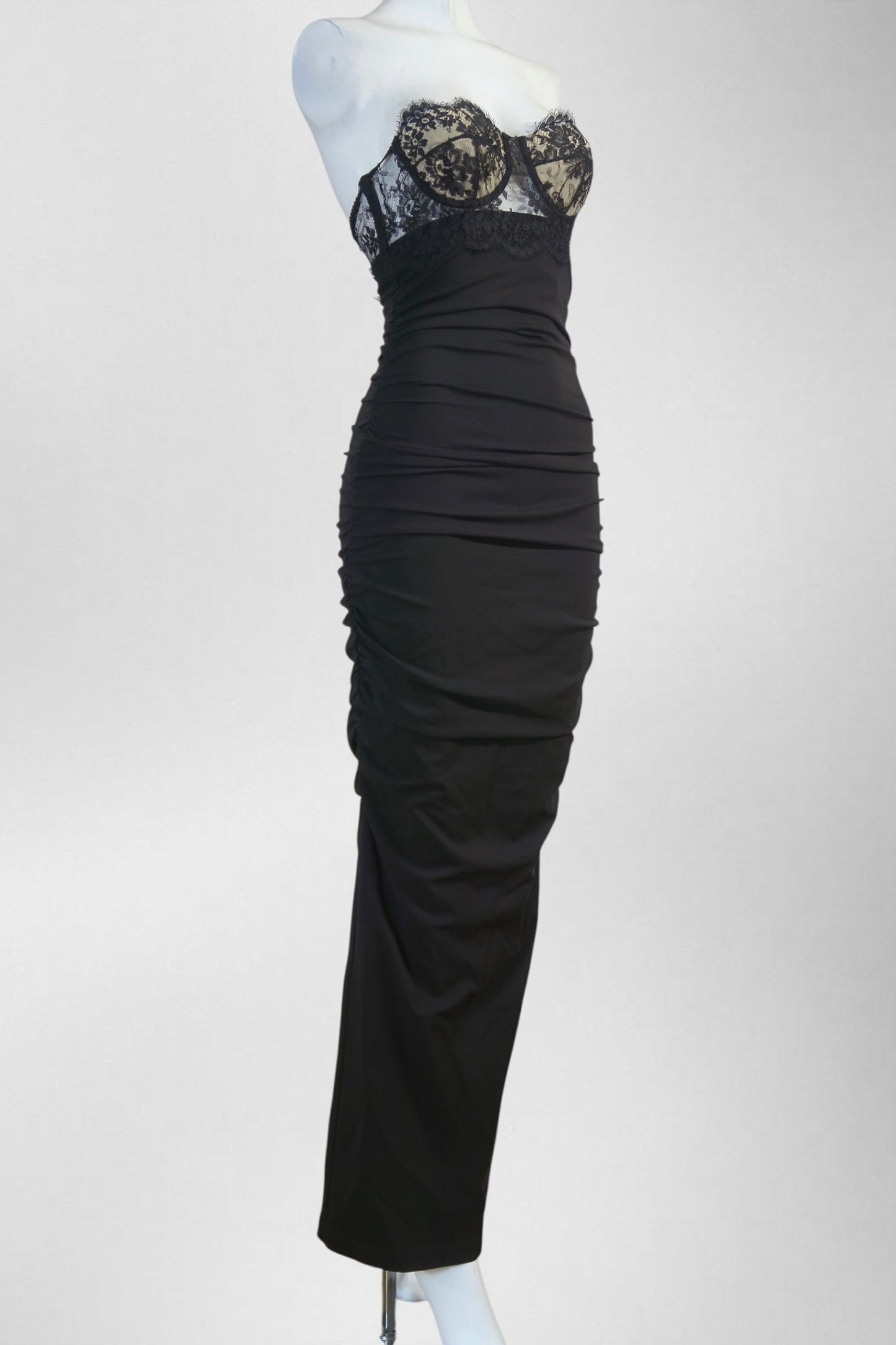 Dolce & Gabbana Lace Corset Maxi Dress