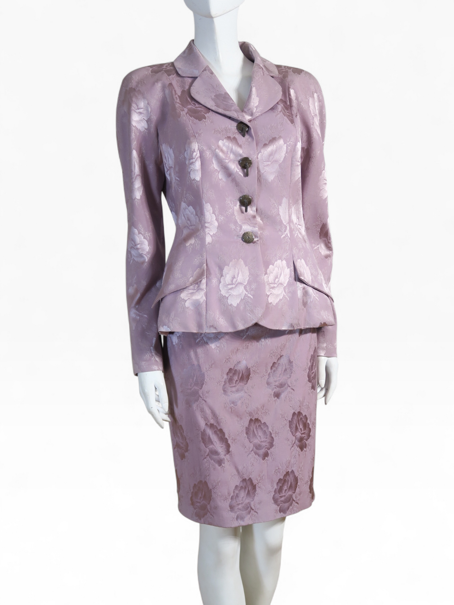 Dior fall 1997 jacquard silk set