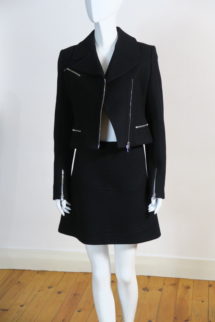 Alaia structured skirt suit