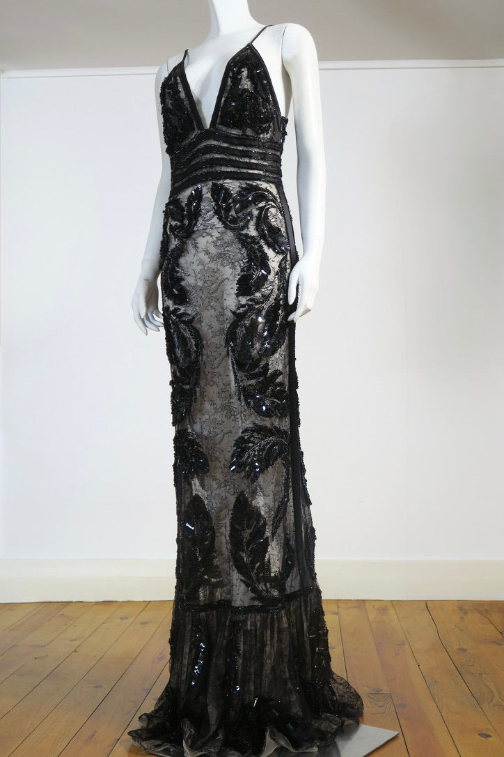 Roberto Cavalli 1/1 beaded maxi dress
