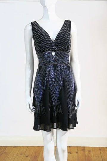 Scherrer beaded mini dress