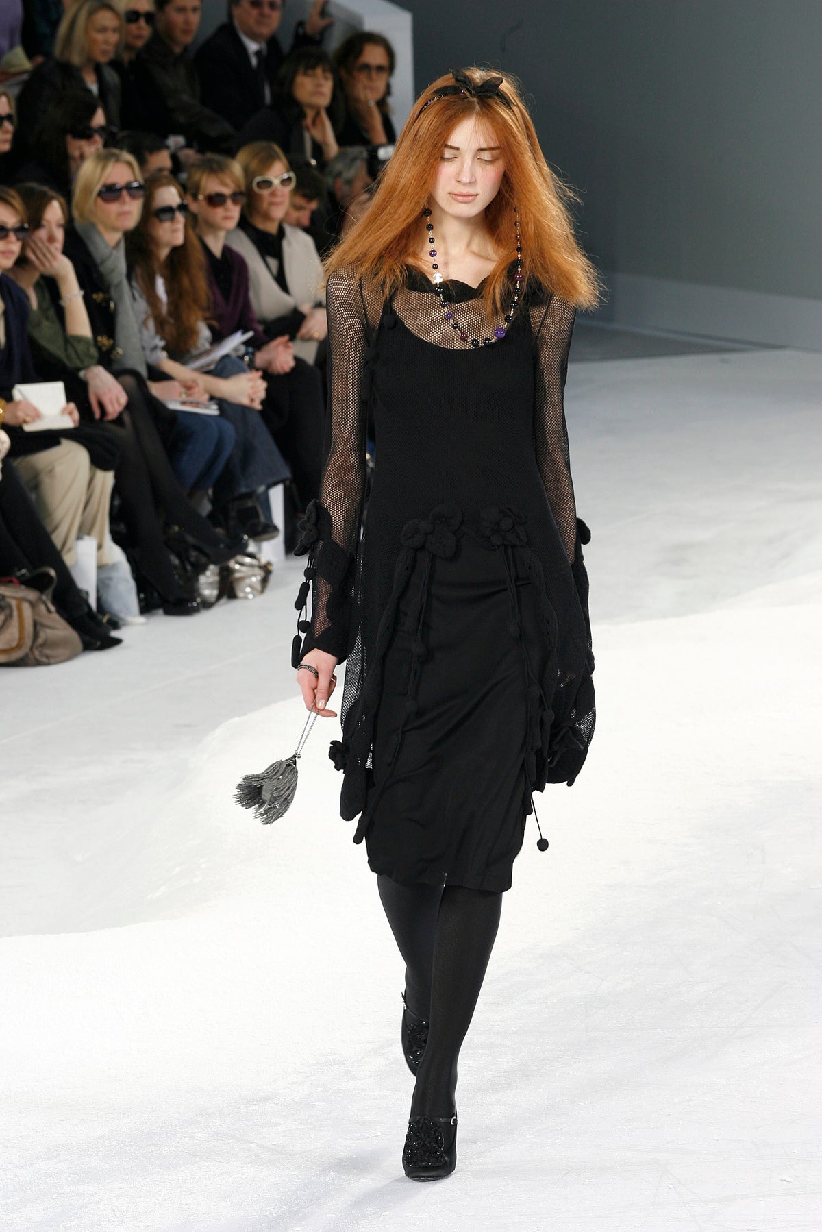 Chanel spring 2007 runway double crochet dress