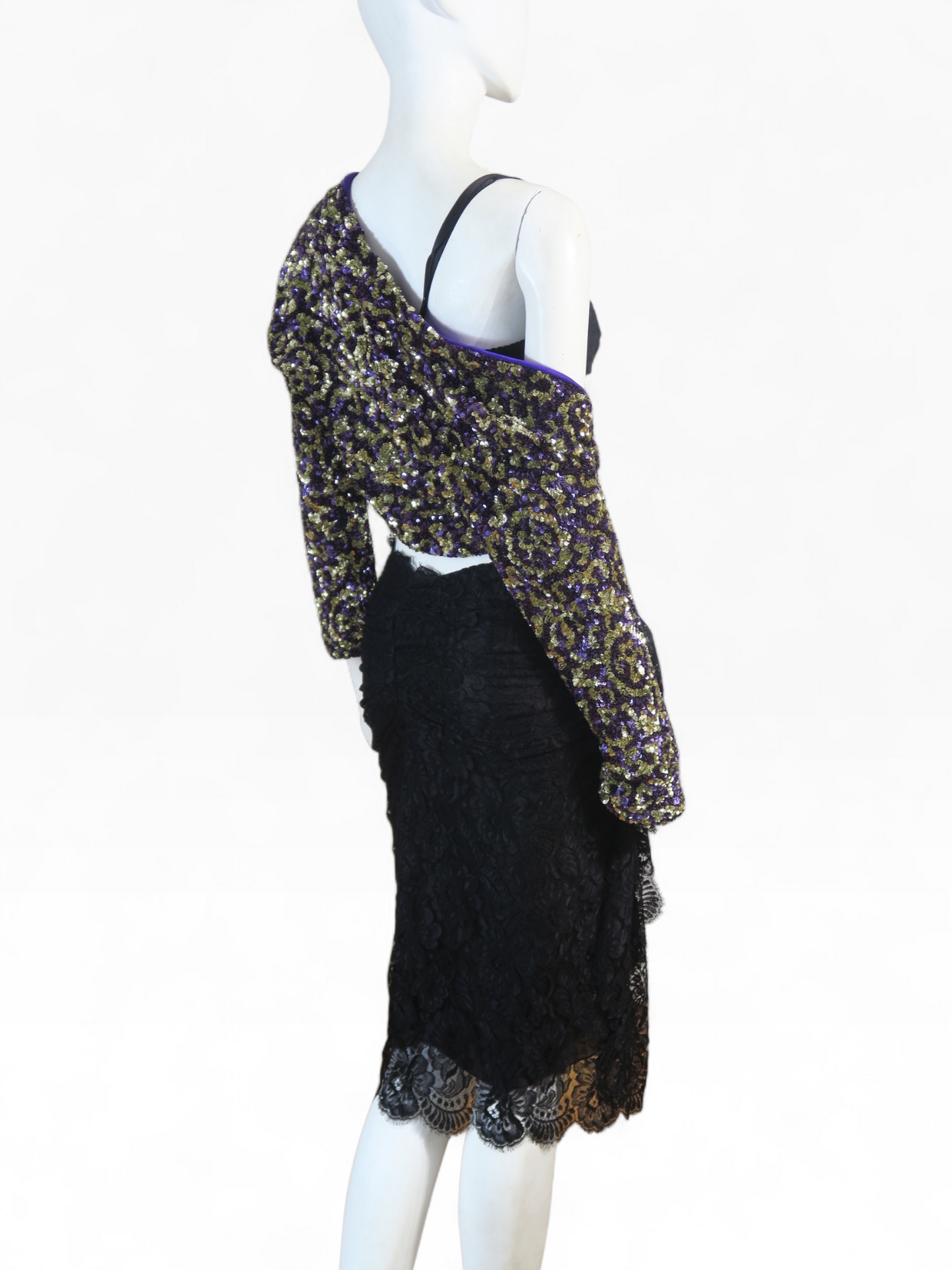 Dolce & Gabbana hand beaded sequins bolero "Special Piece"