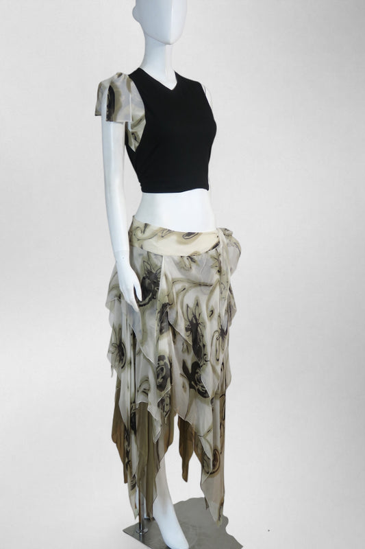 Dior fall 2001 silk set