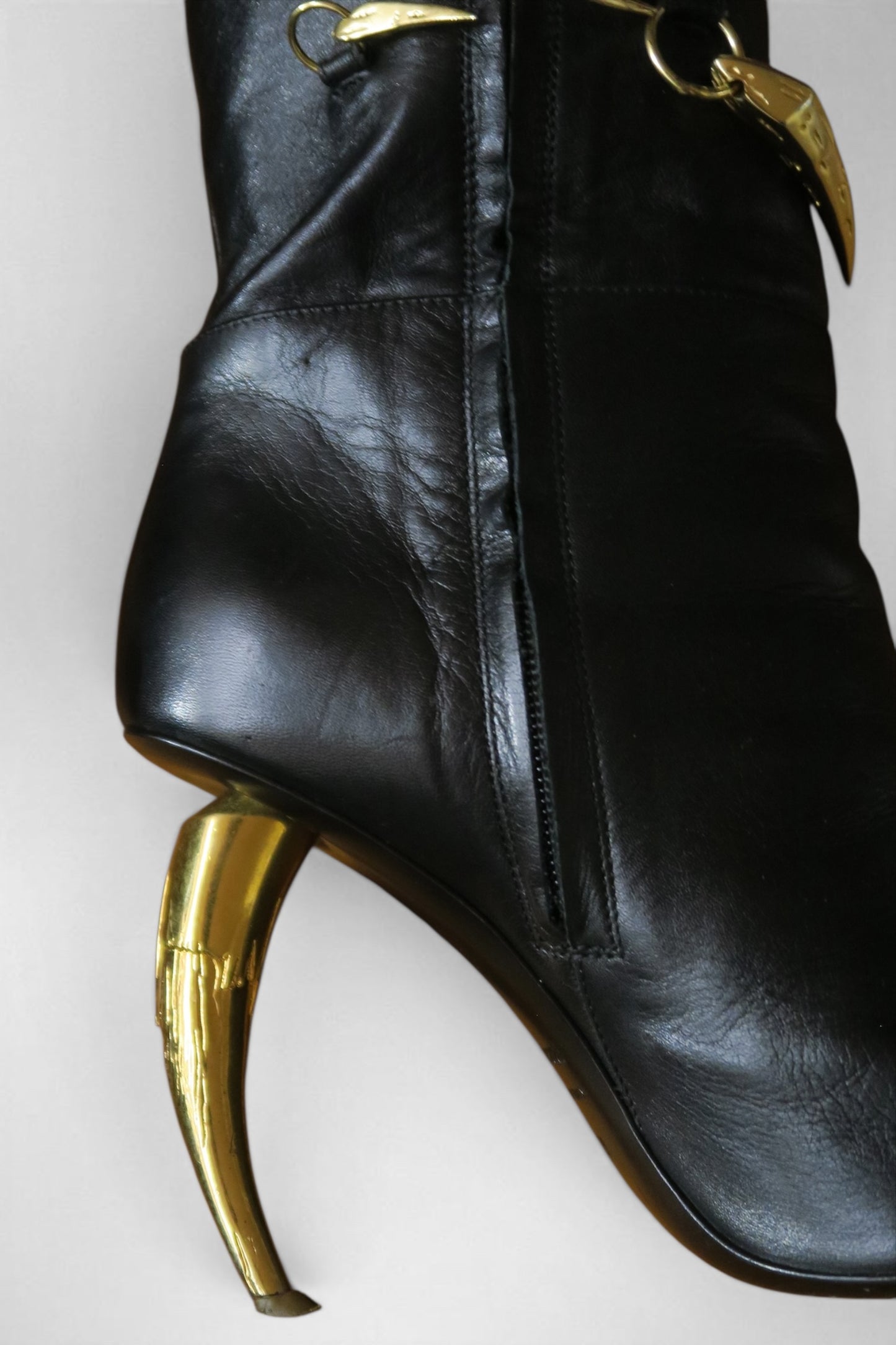Roberto Cavalli runway boots