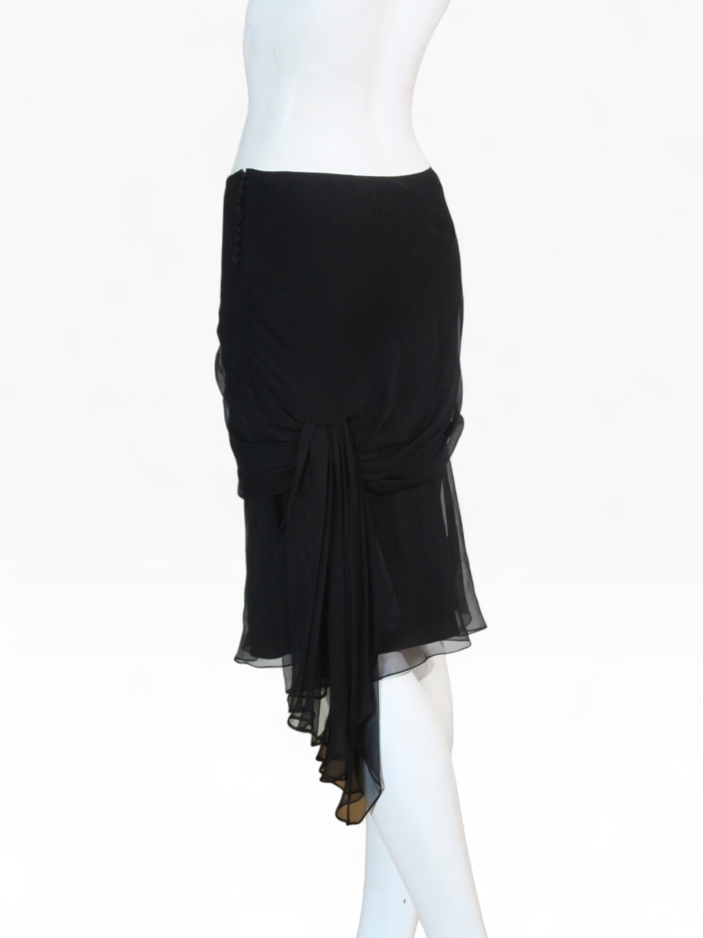 Dior chiffon silk skirt