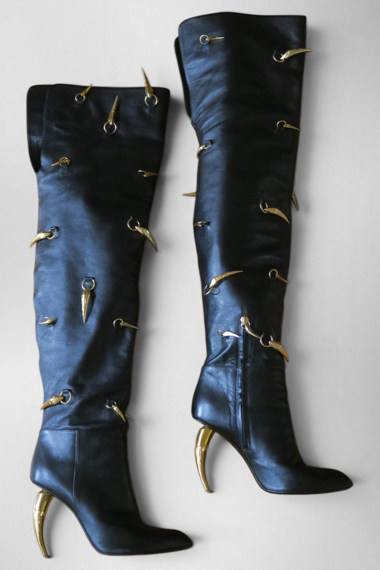 Cavalli runway leather boots