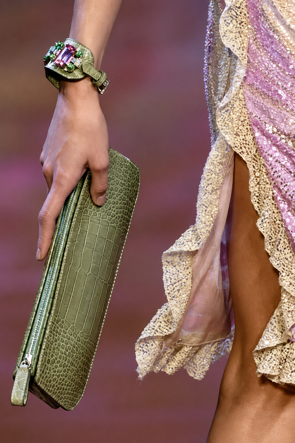 Valentino spring 2005 crystal wristlet bag