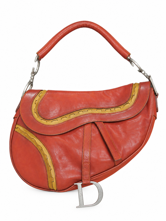 Dior gaucho leather bag