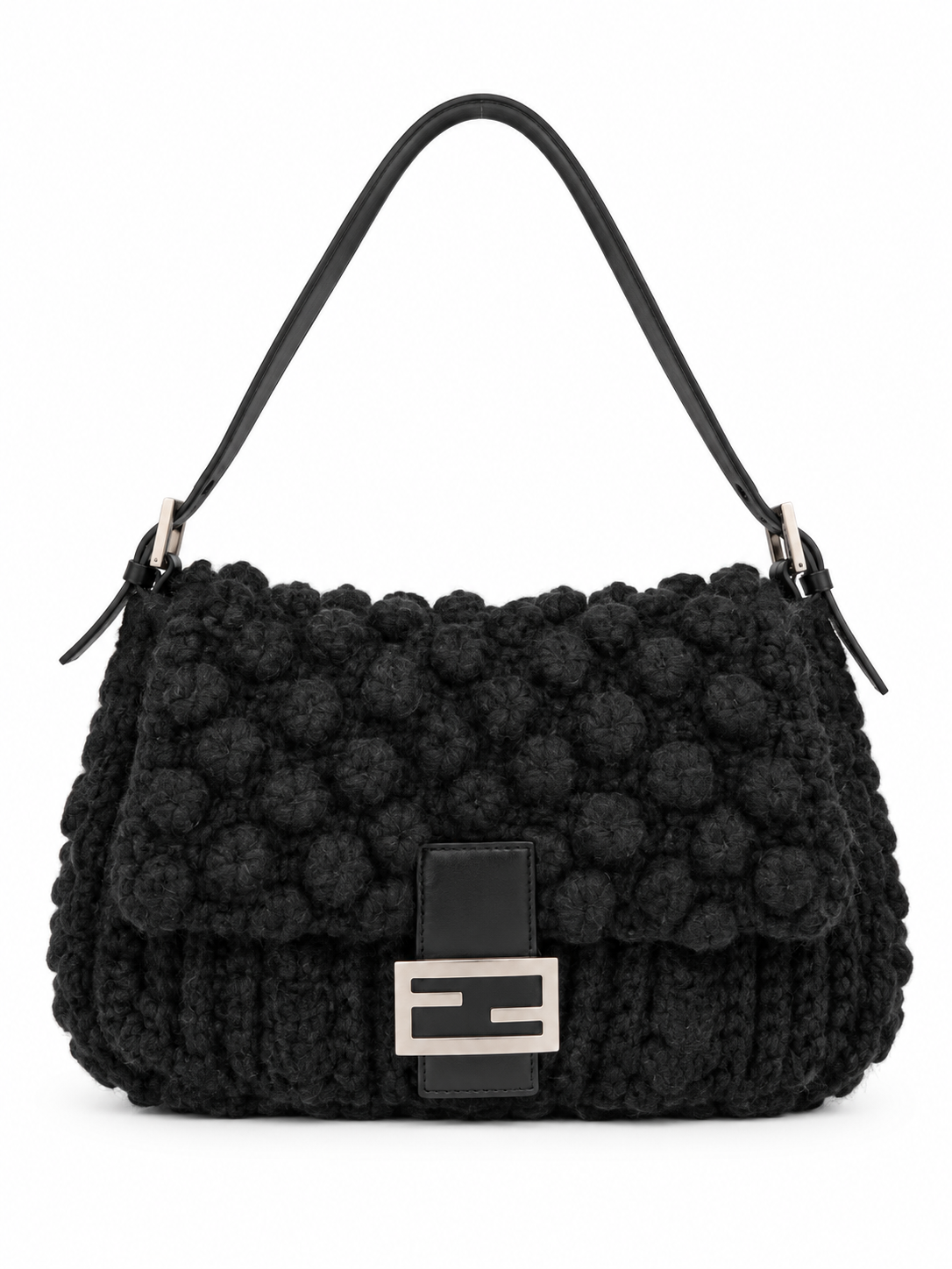 Fendi mamma knitted baguette bag