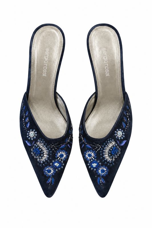 Sergio Rossi beaded heels size 38