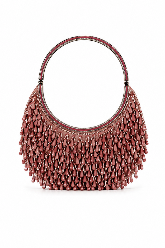 Valentino cascade beading bag
