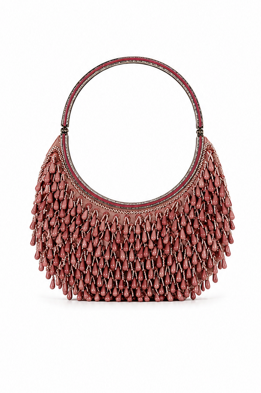 Valentino cascade beading bag