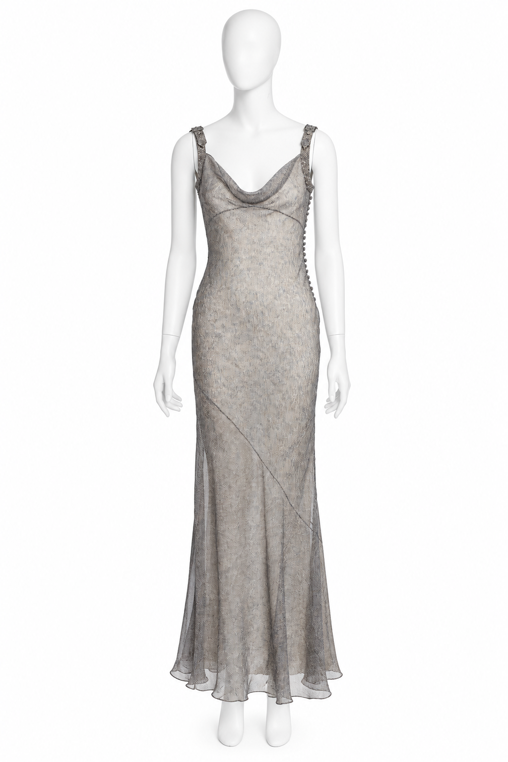 Dior spring 2001 silk dress