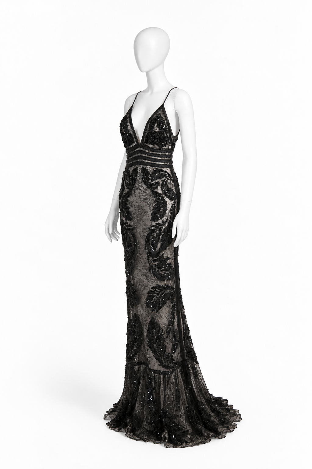 Roberto Cavalli 1/1 beaded maxi dress