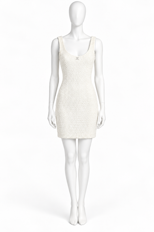 Chanel cruise 2023 mini tweed dress