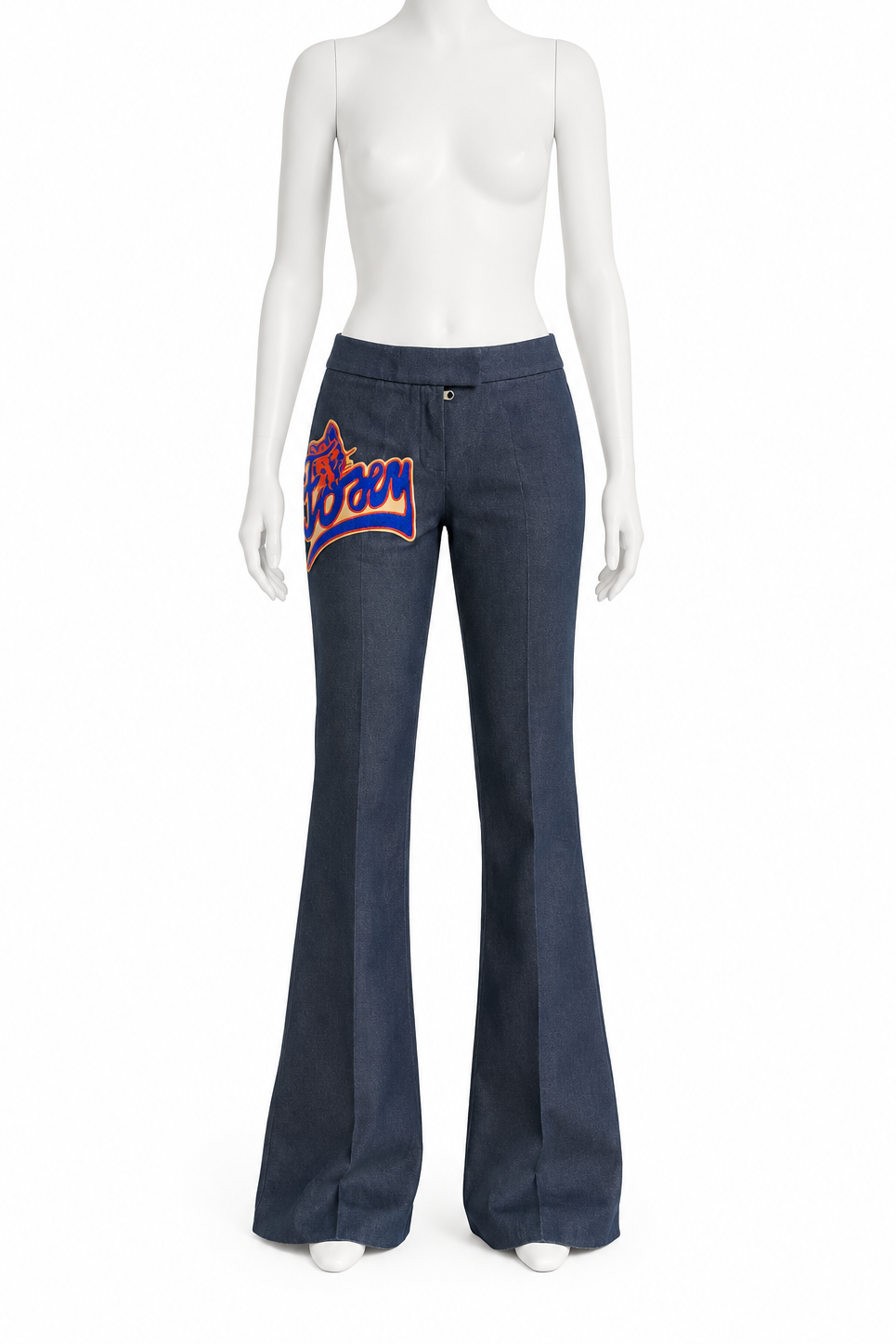 Chloé Stella McCartney fall 2001 ‘Foxy’ patch flared jeans