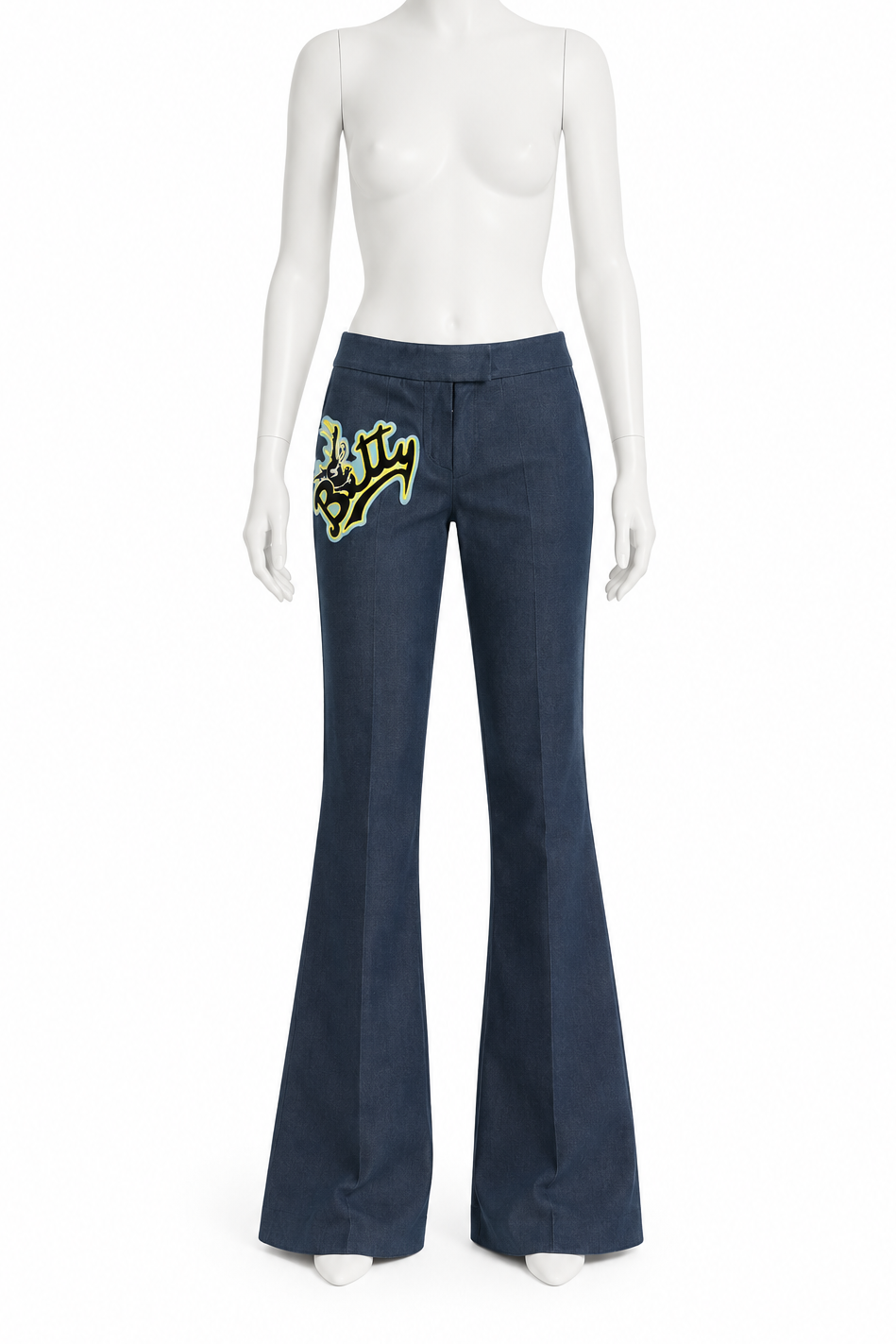 Chloé Stella McCartney fall 2001 ‘Betty’ patch flared jeans
