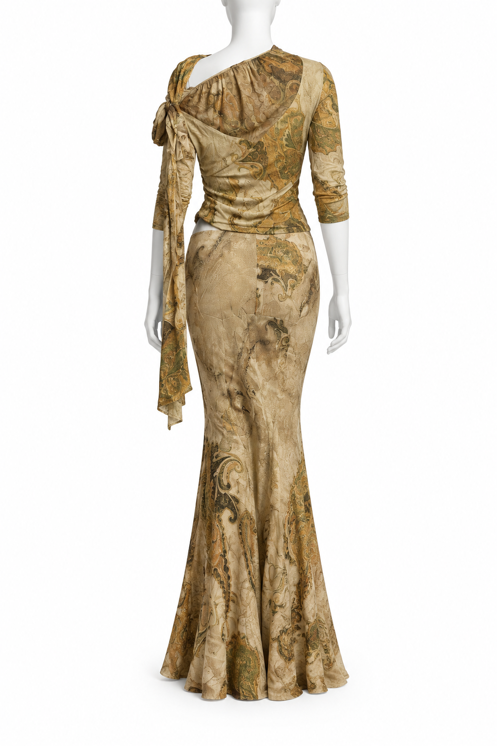 Roberto Cavalli printed silk set
