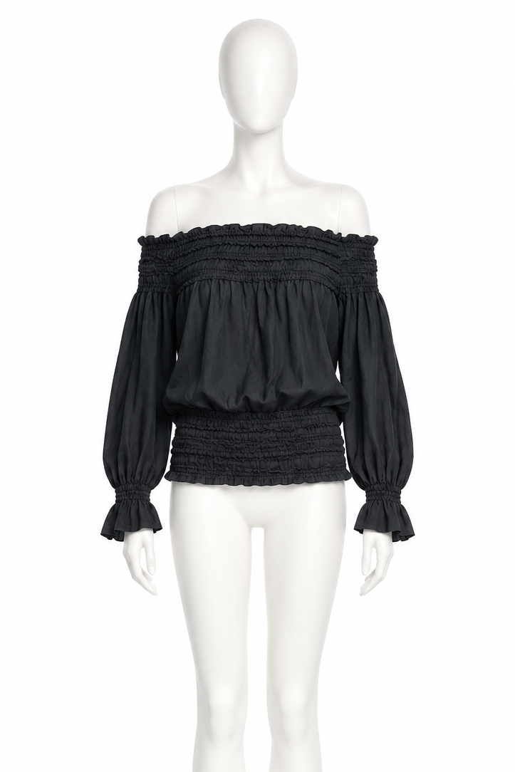 YSL Tom Ford fall 2001 off-shoulder top