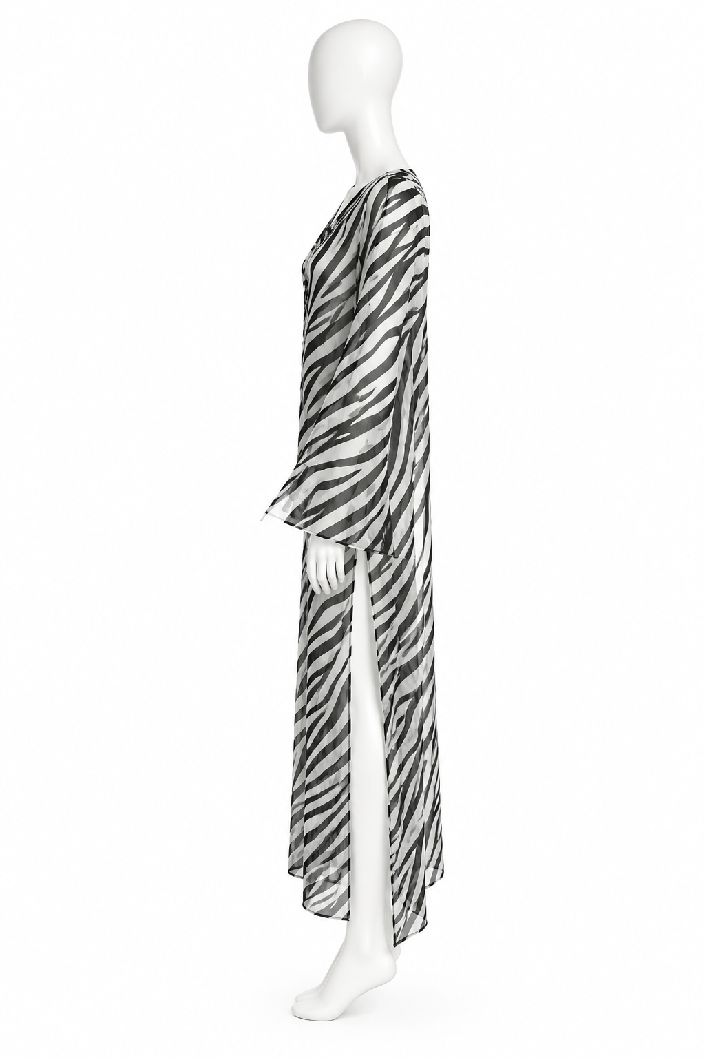 Gucci Tom Ford spring 1996 highly documented zebra kaftan dress
