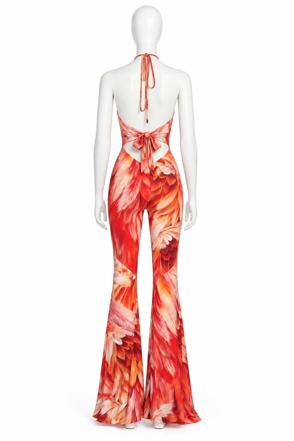 Roberto Cavalli printed backless jumpsuit