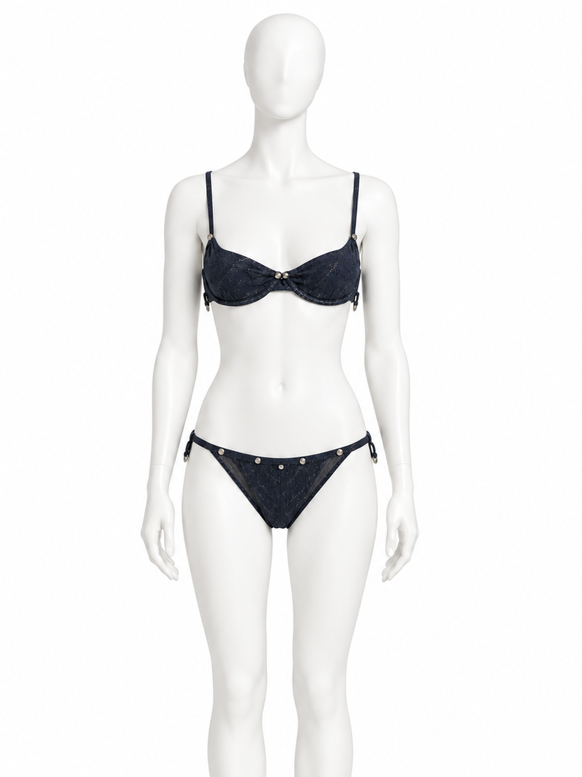 Dior spring 2001 metallic bikini